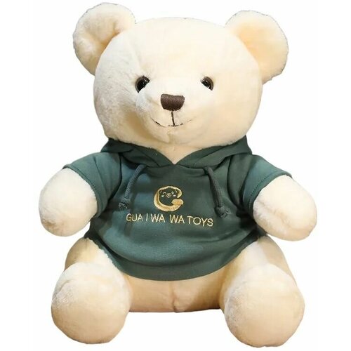 Мягкая игрушка большой плюшевый белый медведь в одежде, рост 40 см по спинке, подарок для девочки и для мальчика, WBL12314