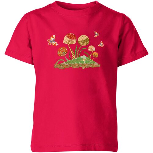 Футболка Us Basic, размер 4, розовый мужская футболка осенние лесные грибы s синий