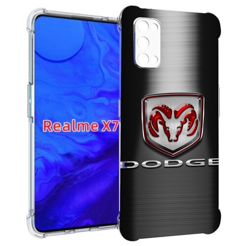 Чехол задняя-панель-накладка-бампер MyPads dodge додж 1 мужской для Realme X7 чехол mypads dodge додж 1 мужской для itel vision 3 задняя панель накладка бампер