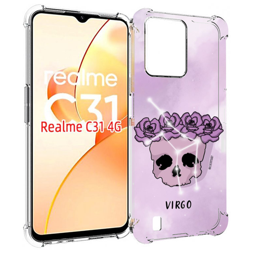 Чехол MyPads знак зодиака дева 2 для OPPO Realme C31 задняя-панель-накладка-бампер чехол mypads знак зодиака дева 2 для oppo realme c31 задняя панель накладка бампер