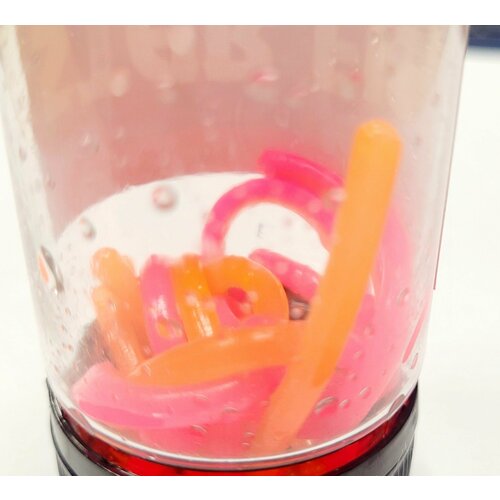 приманка для ловли форели/ лапша для рыбалки/ форелевый доширак двухцветный оранжо розовый