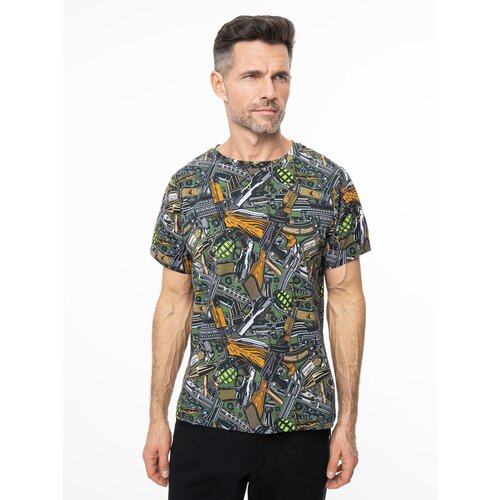 фото Футболка великоросс, размер 56, серый