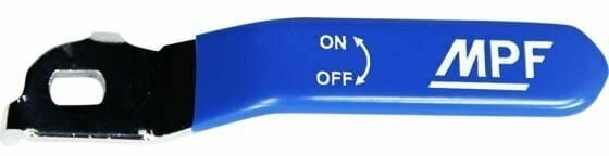 Ручка длинная усиленная для крана MPF 1/2"- 3/4", прорезиненная, синяя 5 шт