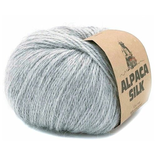 Пряжа Alpaca Silk Michell - 4 мотка (150 м, 50 гр), цвет 0434