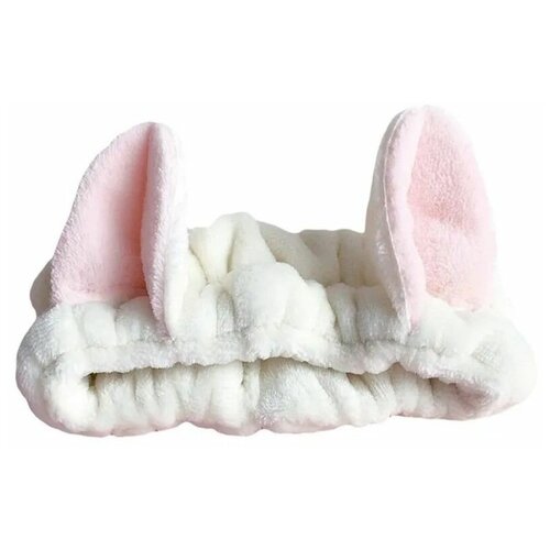 Nail Art Повязка на голову Махровая для фиксации волос с ушками