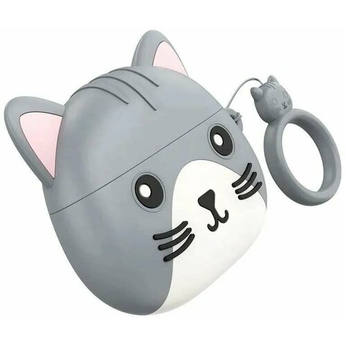 Гарнитура Bluetooth Hoco EW46 TWS Cute Cat, чехол-кот, Mysterious cat
