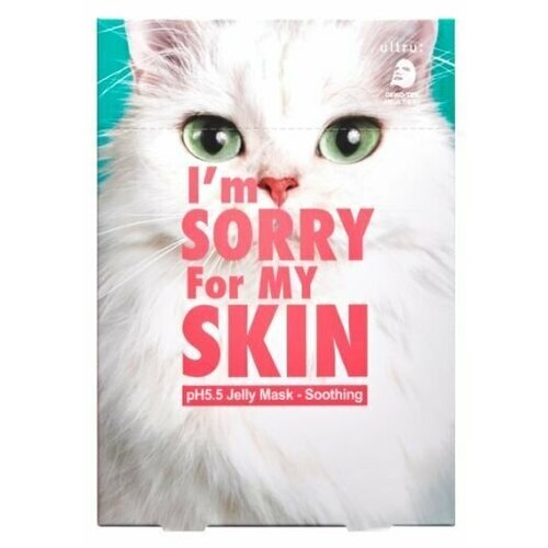 im sorry for my skin тканевая маска для лица сияние ph 5 5 jelly mask brightening 3 шт 33 мл IM SORRY FOR MY SKIN набор Тканевая маска для лица успокаивающая pH5.5 Jelly Mask Soothing, 10 шт*33 мл