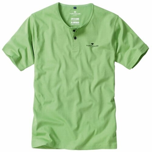 Футболка Tom Tailor, размер M, зеленый повседневная рубашка стандартного кроя с короткими рукавами tom tailor коричневый