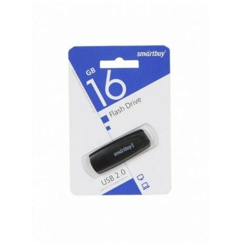 Память Flash USB 16 Gb Smart Buy Scout Black память flash usb 32 gb smart buy v cut black