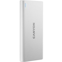 Внешний аккумулятор Power Bank 10000 мАч Canyon PB-106 белый