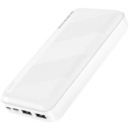 Внешний аккумулятор Borofone BJ27A 20000mAh 2USB 21A Li-pol батарея с LED-индикатором White 208000₽