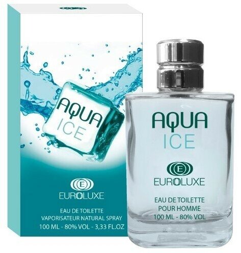 Туалетная вода EUROLUXE Aqua Ice, 100 мл - фото №1