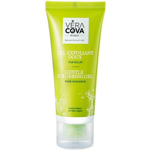 VERACOVA гель Gentle scrubbing gel - Pure radiance, 80 мл нежный гель эксфолиант сияние с морскими минералами и экстрактом зеленого чая veracova gentle scrubbing gel pure radiance 80 мл