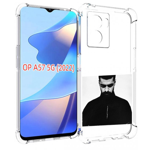 Чехол MyPads Buster Keaton Miyagi мужской для OPPO A57 5G(2022) задняя-панель-накладка-бампер