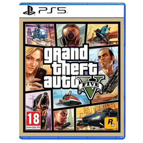 grand theft auto v ps5 русские субтитры Видеоигра Grand Theft Auto V (PS5, Русские субтитры)