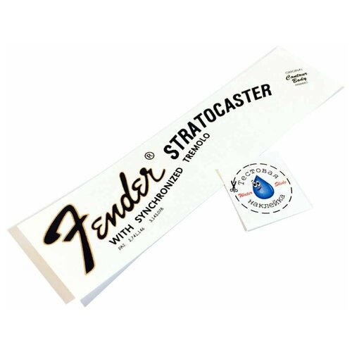 декаль на гитару наклейка fender telecaster 1968 1975 Декаль для гитары Fender Stratocaster 1968-1970