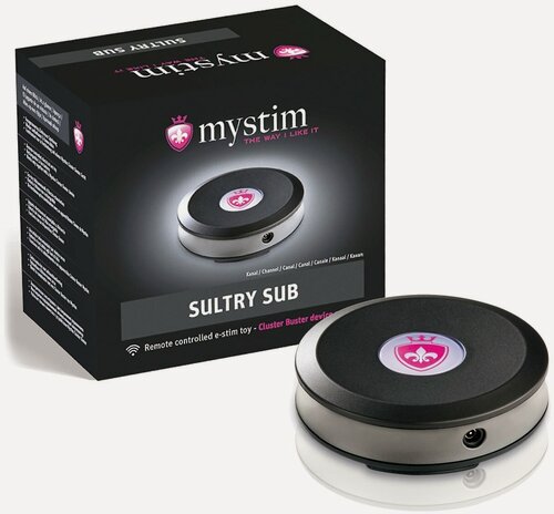 Изображение товара Электростимулятор Mystim "Sultry Sub", с пультом ДУ, черный, Германия