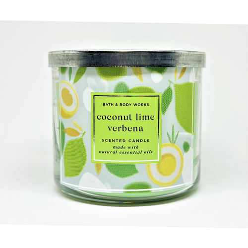 Свеча ароматическая Bath and Body Works Coconut Lime Verbena