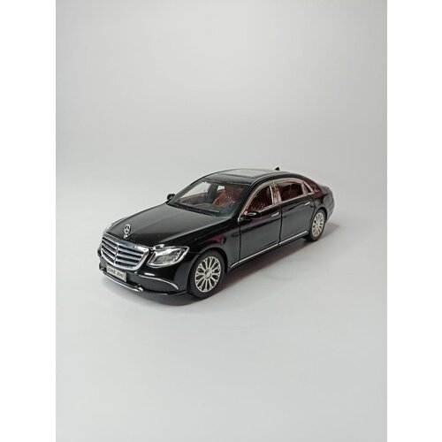 Модель автомобиля Mercedes-Benz E-300еL коллекционная металлическая игрушка масштаб 1:24 черный модель автомобиля mercedes benz sprinter коллекционная металлическая игрушка масштаб 1 24 белый