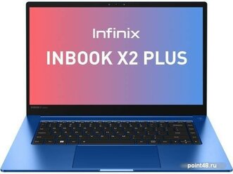 Ноутбук Infinix Inbook X2 Plus (XL25 71008300812), Core i5-1155G7, 2.5ГГц, 8ГБ, SSD 512ГБ, Intel Iris Xe, Windows 11, синий
