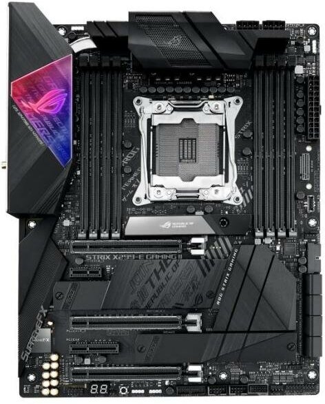 Материнская плата ASUS ROG STRIX X299-E GAMING II Socket 2066 X299 8xDDR4 3xPCI-E 16x 1xPCI-E 1x 2xPCI-E 4x 8xSATA III ATX Retail (90MB11A0-M0EAY0)