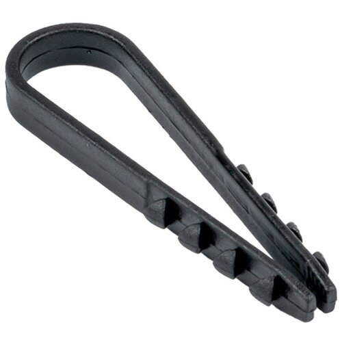 Дюбель-хомут для круглого кабеля 11-18мм черный 50шт EKF PROxima 200₽