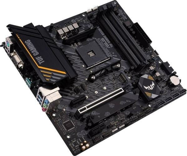 Материнская плата ASUS TUF GAMING B550M-E Socket AM4 AMD B550 4xDDR4 1xPCI-E 16x 2xPCI-E 1x 4xSATA III mATX Retail