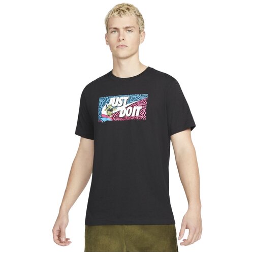 Футболка/Nike/DQ1087-010/M NSW SI 2 OPEN TEE/черный/L