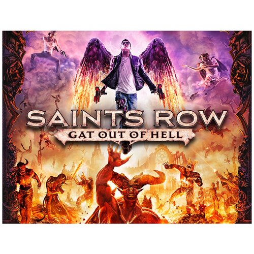 saints row gat out of hell русская версия box pc Saints Row: Gat out of Hell