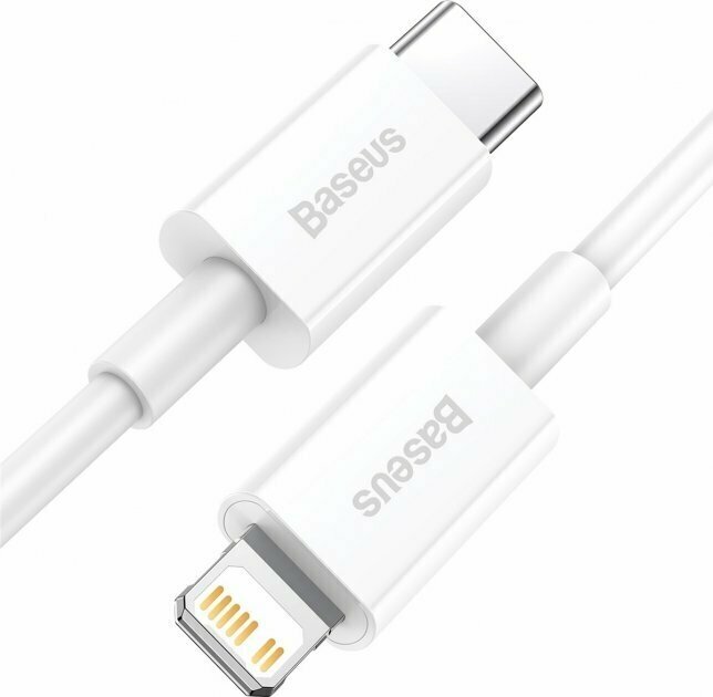 Кабель Baseus CATLYS-A02 Superior Series Fast Charging Data Cable Type-C to Lightning (PD 20W) 1m White