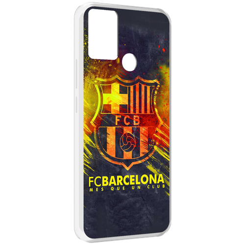 Чехол MyPads FC-Barcelona-Wallpaper-3 для Infinix Hot 11 Play задняя-панель-накладка-бампер