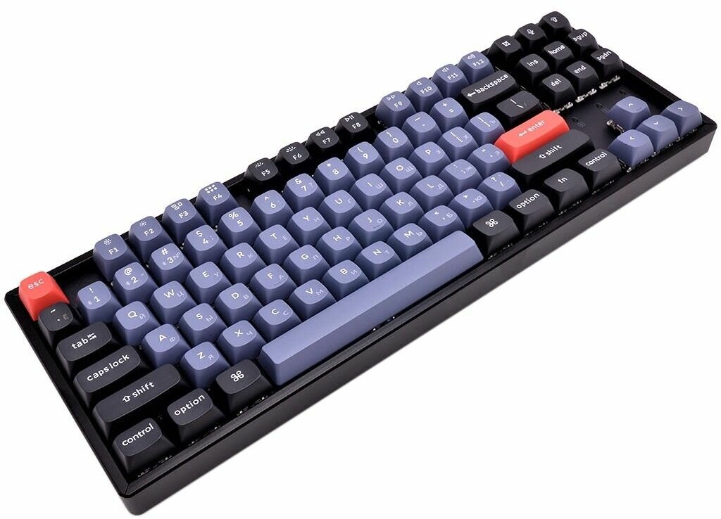 Клавиатура беспроводная Keychron K8P-J1 87 клавиш, Hot-Swap, Gateron G pro Red Switch - фото №1