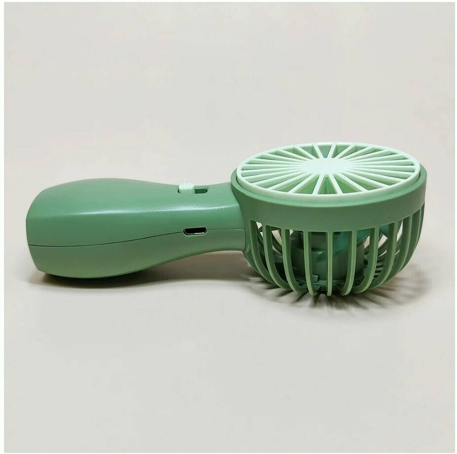 Портативный ручной мини-вентилятор, маленький - фотография № 4