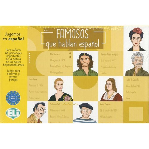 FAMOSOS QUE HABLAN ESPANOL (A2-B1) / Обучающая игра на испанском языке 