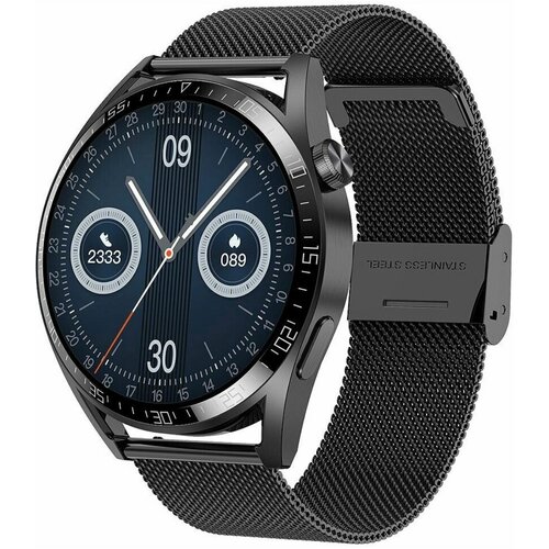 Смарт часы наручные круглыеумные часы мужскиеженские ударопрочные фитнес браслет многофункциональные smart watch 211JH-gt8pro black 215000₽