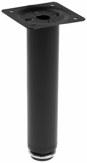 Опора круглая OKR001BL d=30 мм, H=150 мм, цвет черный