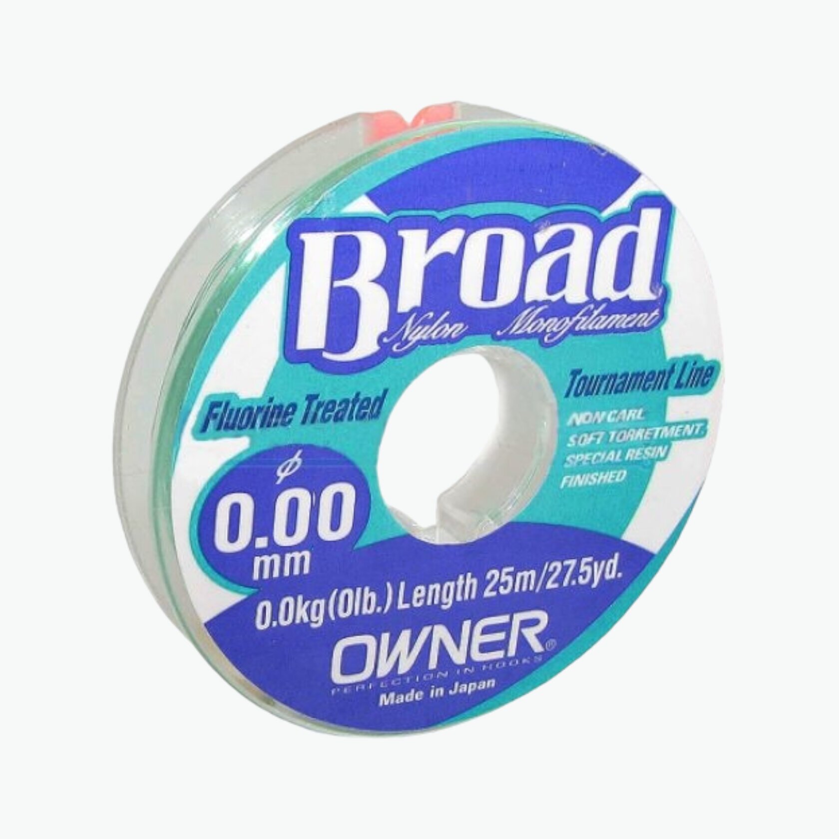 Леска OWNER BROAD 25 м, 0.6 кг - Зеленая