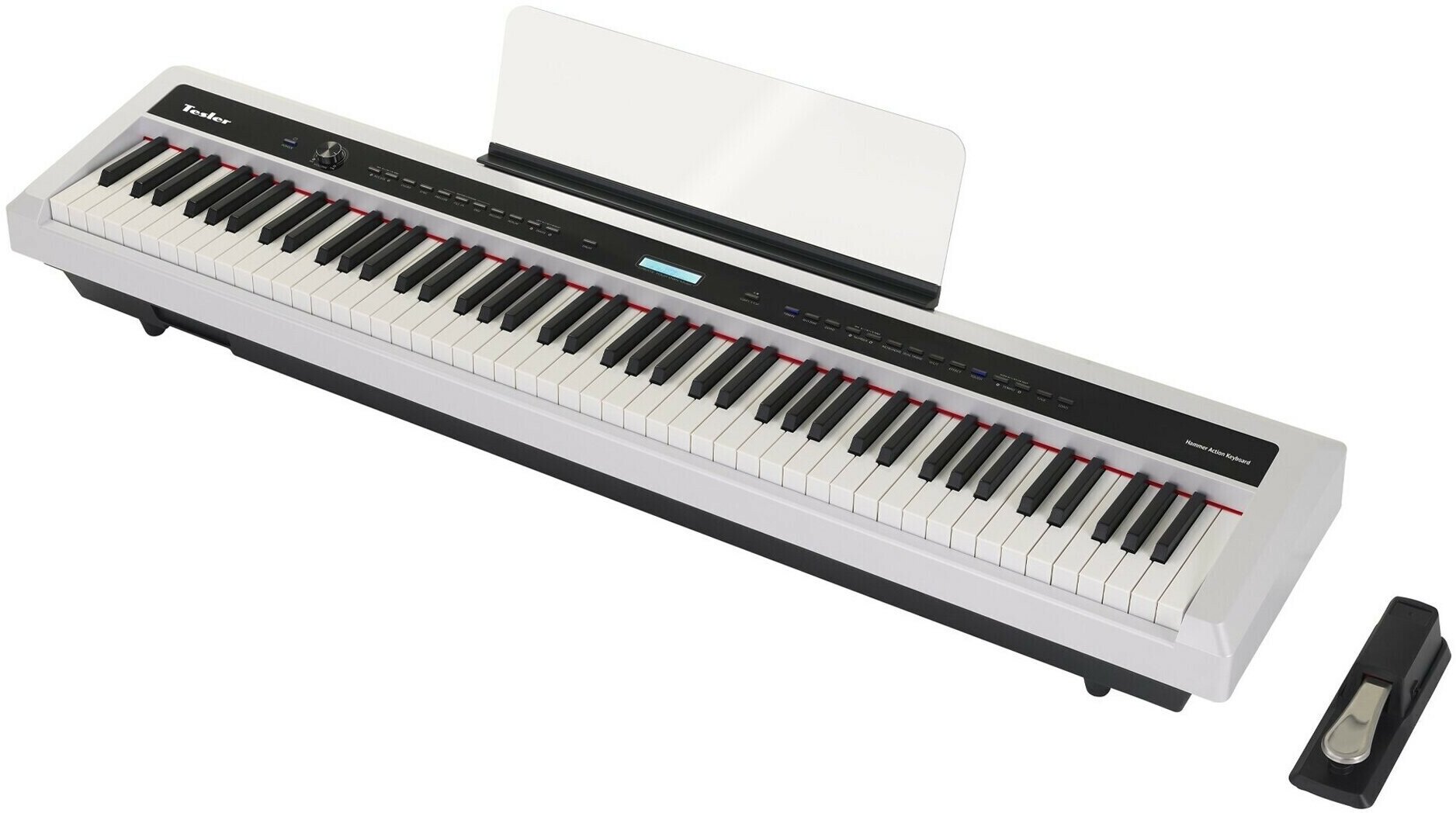 Клавишный инструмент Tesler STZ-8800 White