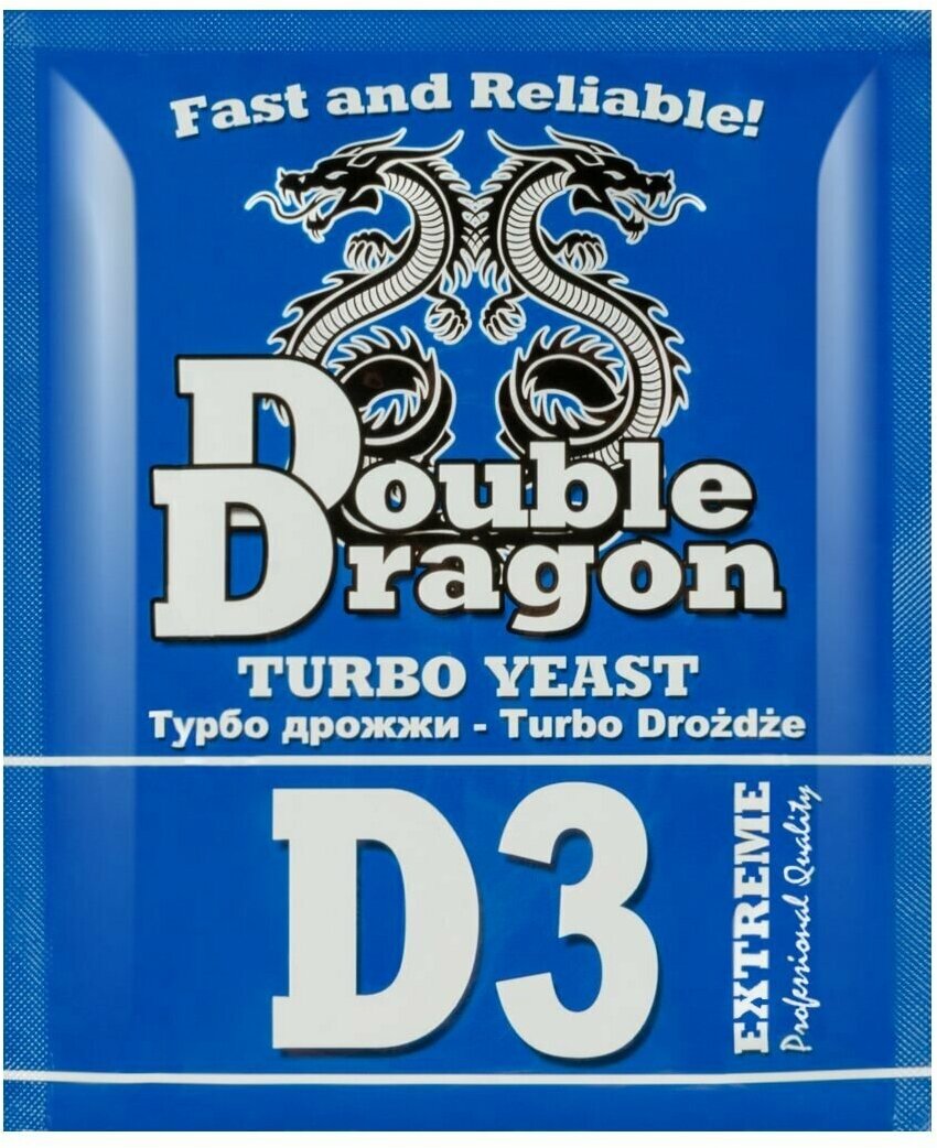 Дрожжи спиртовые Double Dragon D3 Extreme, 1 шт. 92 гр.