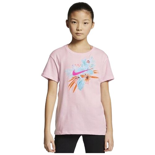 Футболка/Nike/CT4686-663/G NSW TEE DPTL FOLIG FUTURA FS/розовый/XS