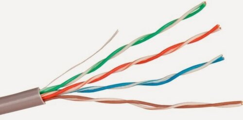 Изображение товара Кабель Exegate Special EX138966RUS UTP 4 пары кат.5e медь, 26AWG, бухта 305м, серый, PVC