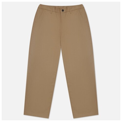 фото Мужские брюки uniform bridge basic chino бежевый, размер xl