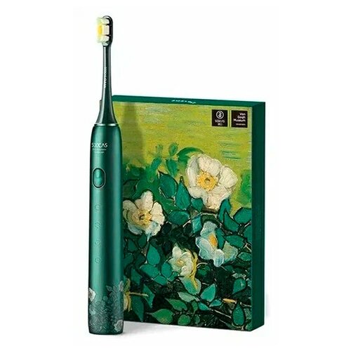 Электрическая зубная щетка Xiaomi Mi SOOCAS Electric Toothbrush X3U Van Gogh Green 2 насадки зеленая 484500₽