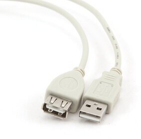 Кабель Cablexpert USB 2.0, 1,8 м, CC-USB2-AMAF-6B, черный