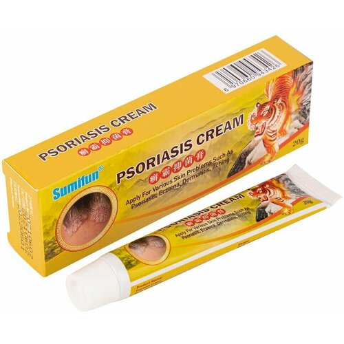 Крем против кожных заболеваний Sumifun Psoriasis Cream, 20 гр sumifun 3pcs psoriasis skin care cream psoriasis treatment ointment dermatitis eczematoid eczema blister chinese herbal cream