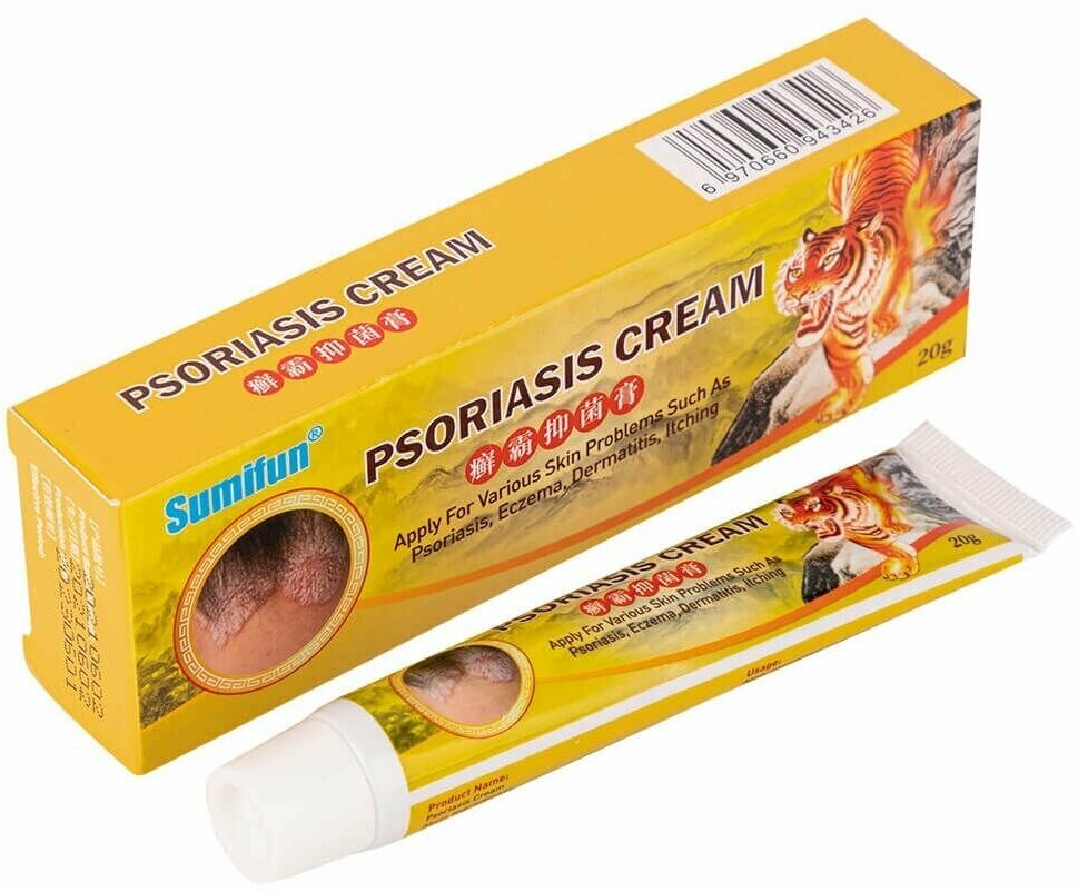 Крем против кожных заболеваний Sumifun Psoriasis Cream, 20 гр