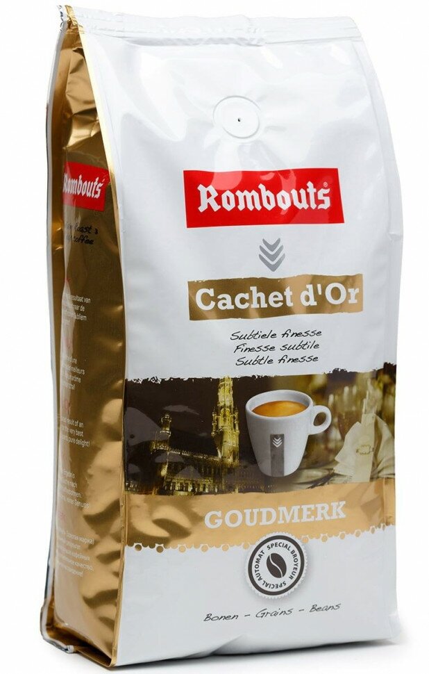 Rombouts Cachet d'oro 500г кофе в зернах (000564)