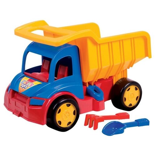Машинка Zarrin Toys Грузовик MineTrack 120, песочный набор, цвет сине-желтый (F1-1) мусоровоз trashtruck с баком цвет оранжевый зеленый f3 2 zarrin toys 9319446