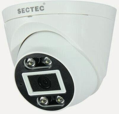 Изображение товара Купольная IPEYE камера видеонаблюдения 3МП STARVIS COLORVU для помещений и улиц со встроенным микрофоном SECTEC IP850F-3M-A2.8 (XMEye