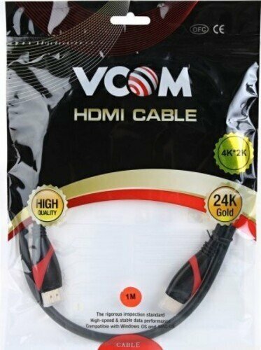 Кабель HDMI 19M/M ver. 2.0 black red, 1.8m VCOM <CG525-R-1.8> VCOM HDMI (m) - HDMI (m) 1.8м (CG525-R-1.8) - фото №12